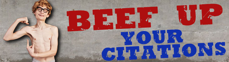 beef up your citations