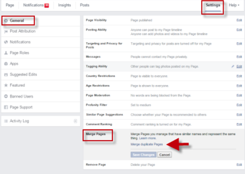 merge pages feature