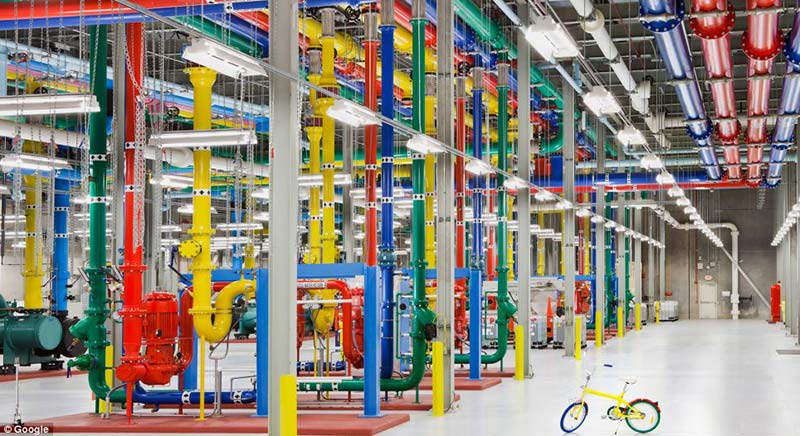 Google's Douglas County data centre in Georgia is so large the firm provides Google branded bicycles for staff to get around on