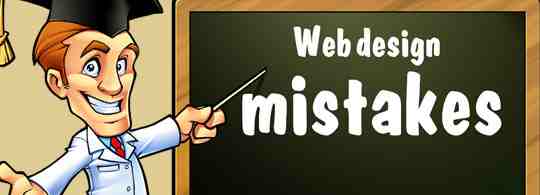 website design mistakes